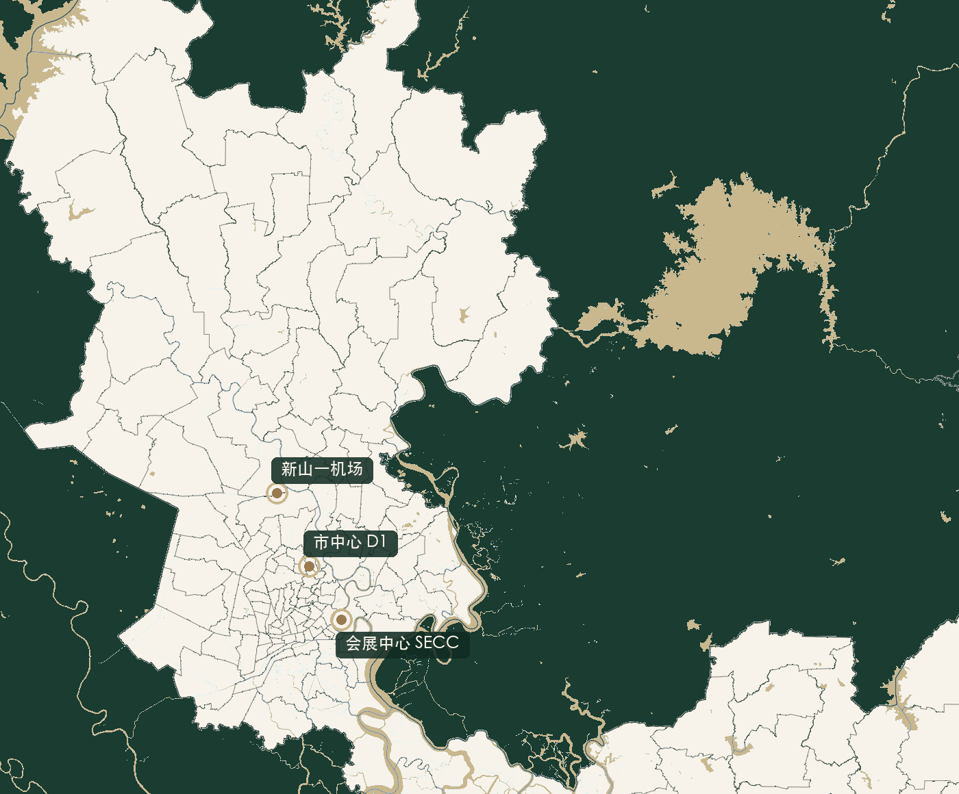 胡志明市地图